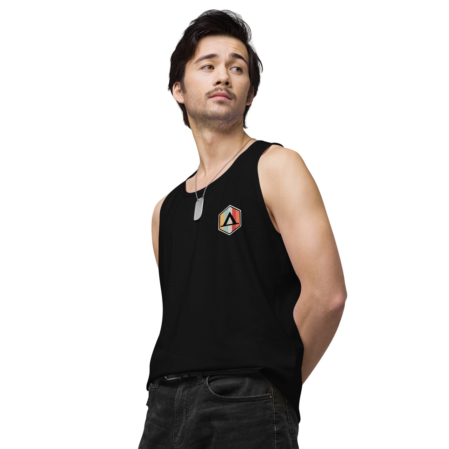AdventureSum Retro Logo Men’s premium tank top